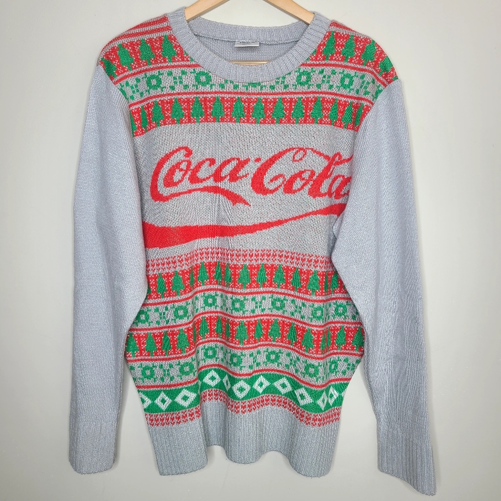 Coca Cola Christmas Holiday Sweater Size Large‎